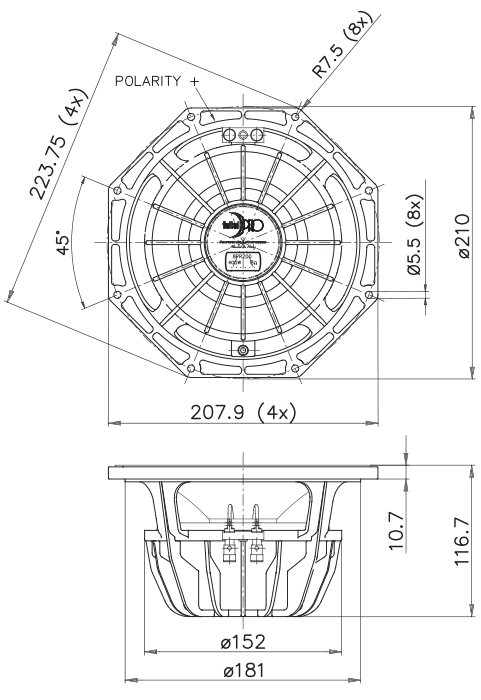 Faital Pro 8PR200-8