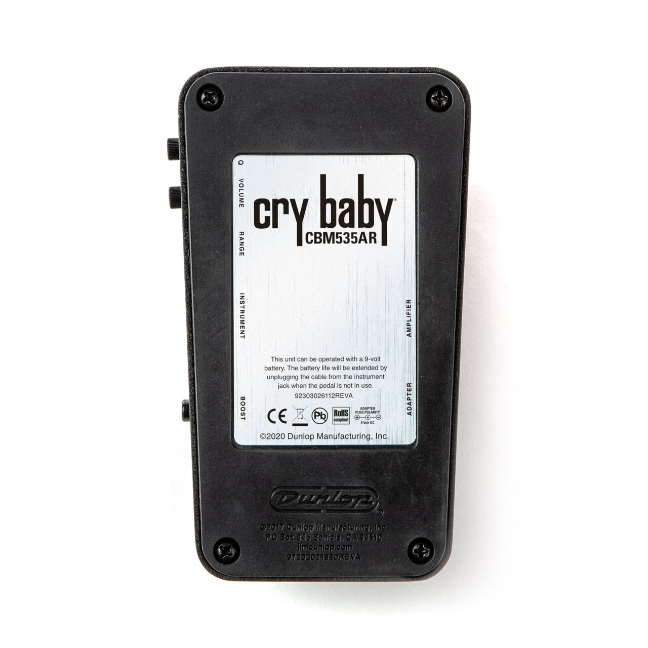 Dunlop CBM535AR Crybaby Q Mini Auto-Return Wah