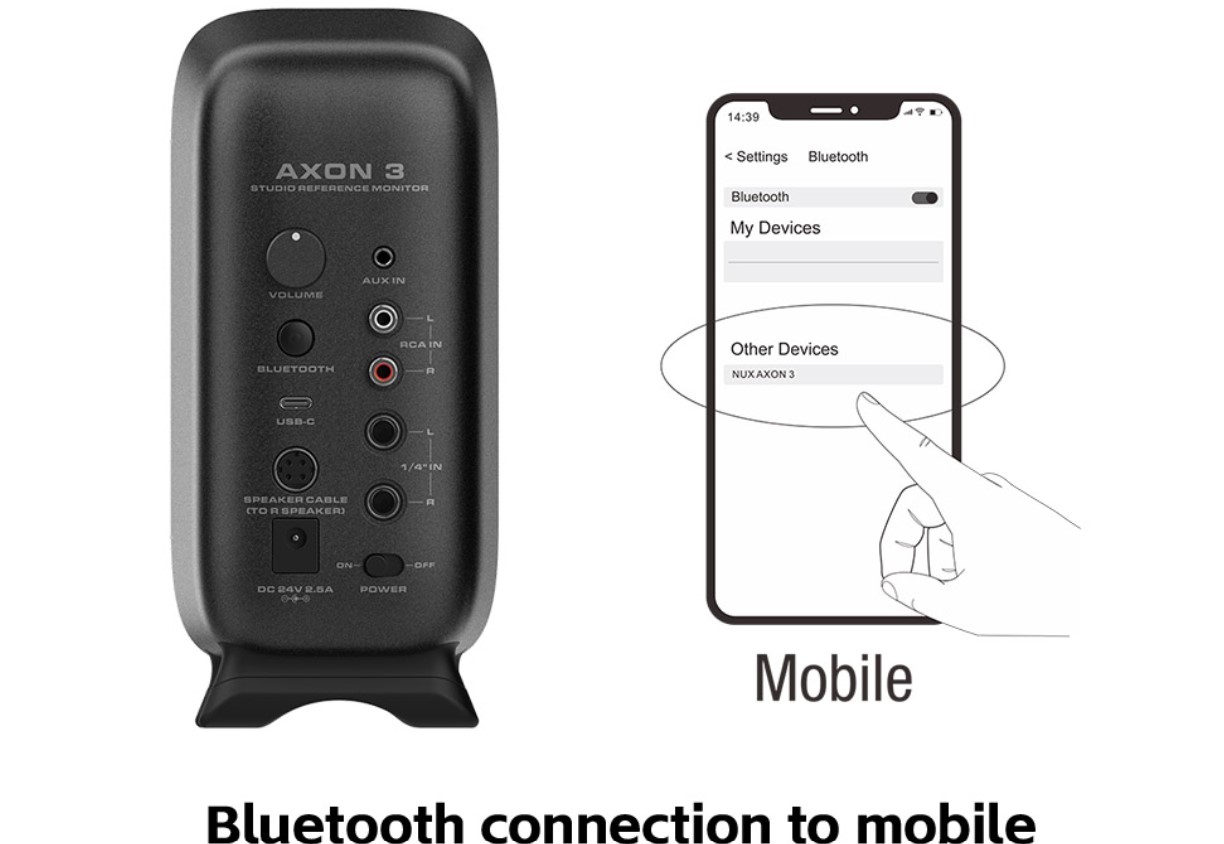 Nux NFM-03 Axon 3 WH