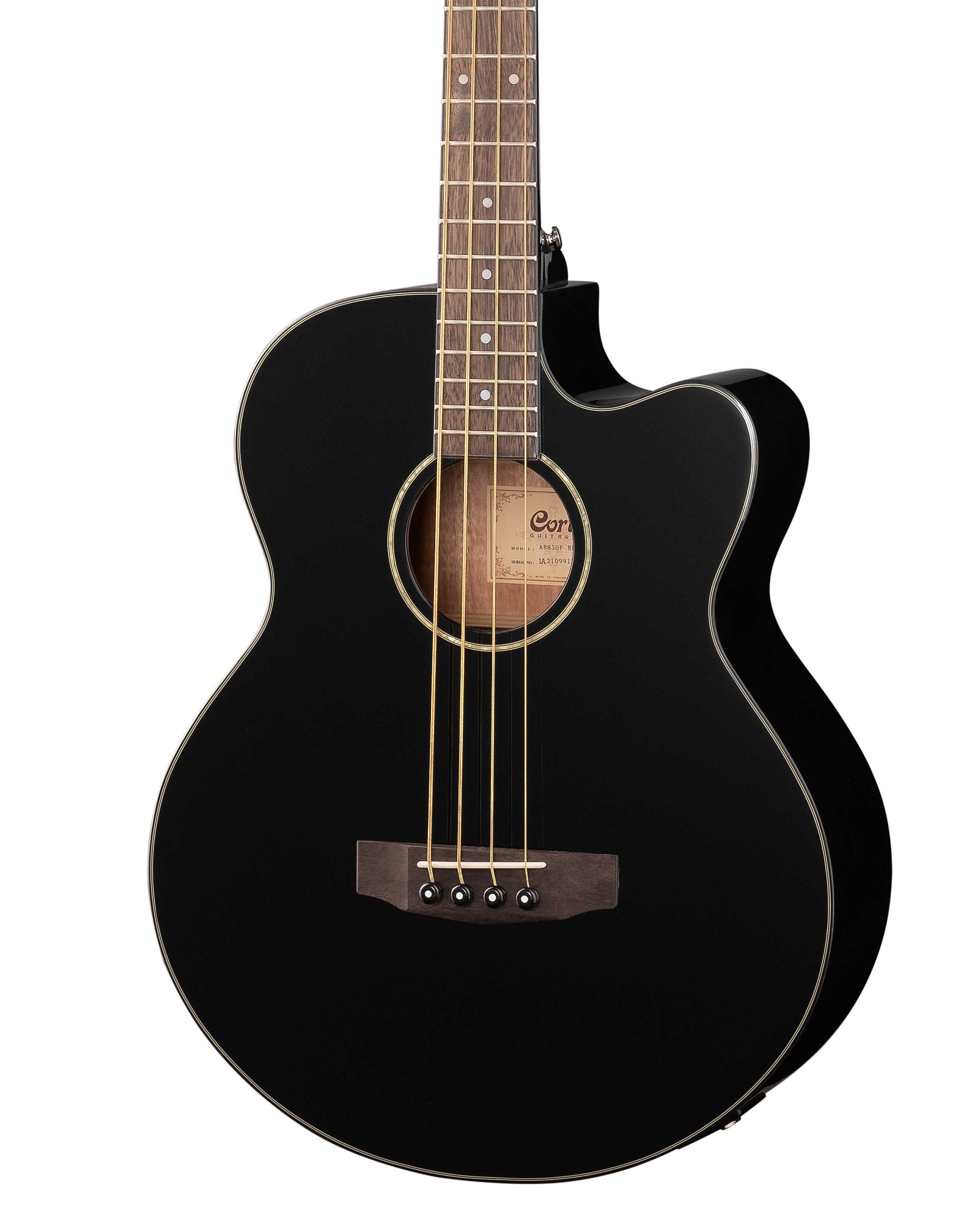 Cort AB850F BK-BAG Acoustic Bass Series